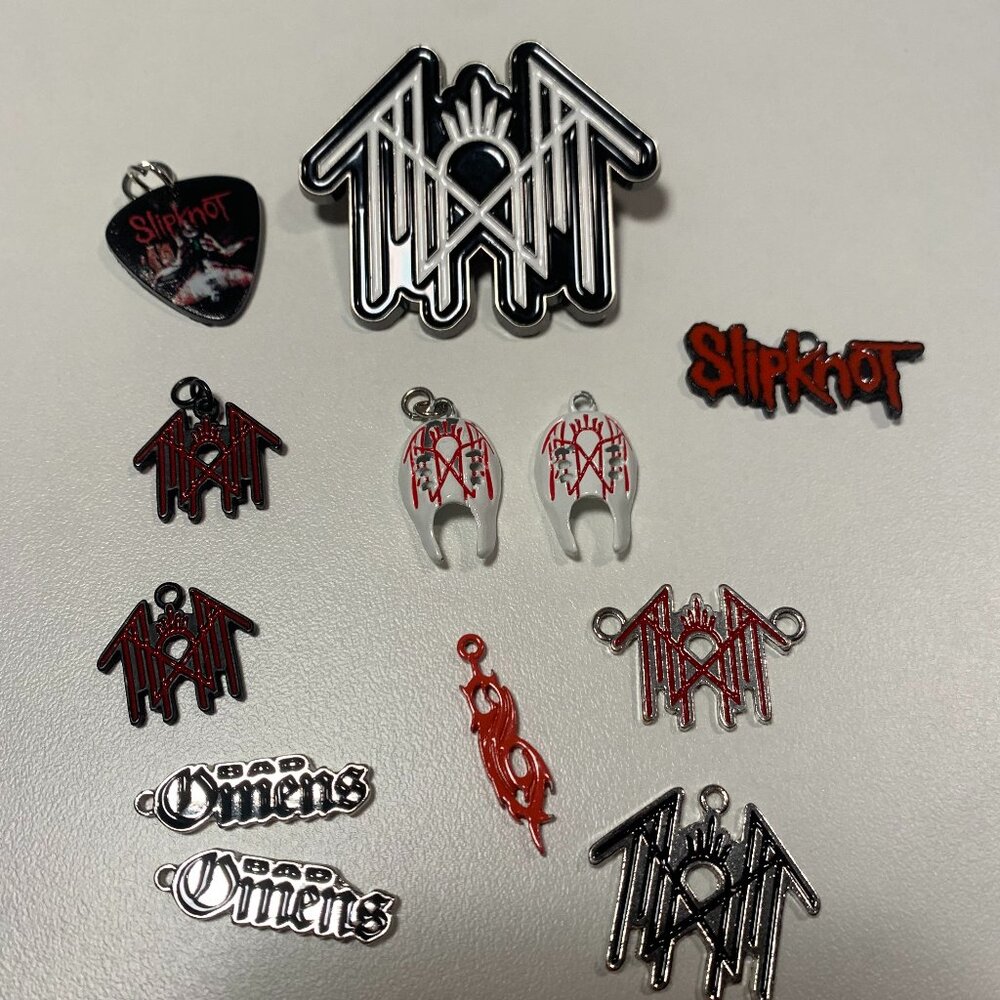 Sleep Token Slipknot Bad Omens Pin Lot Enamel Band Merch Charms Metal Logo Lot